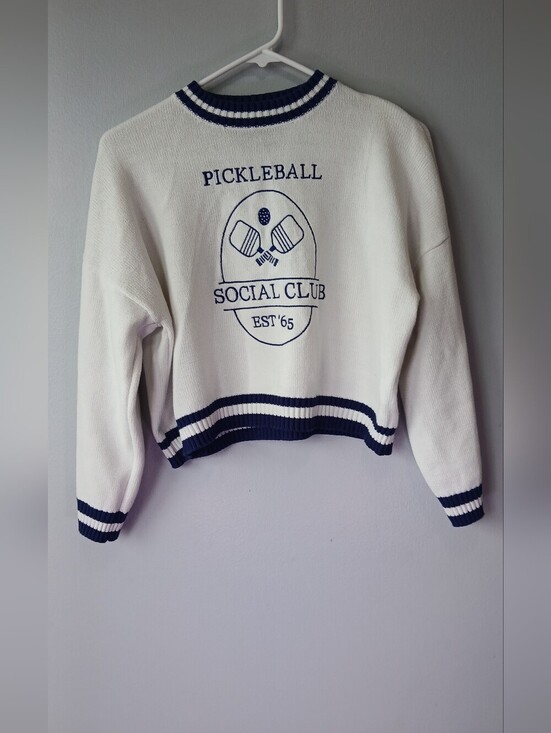Sincerly Jules Sweaters - Sincerely Jules Pickleball Sweater XS Preppy Athleisure